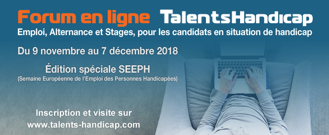 Dossier spécial SEEPH 2018 sur l’emploi et le handicap offert par Talents Handicap 