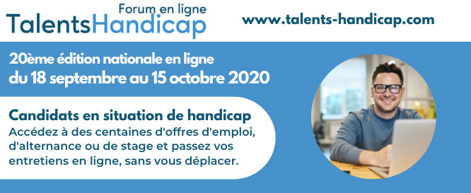 20ème forum en ligne national TalentsHandicap